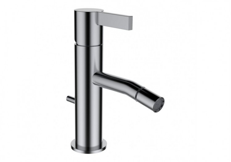 Mitigeur de bidet bec fixe 110 mm avec vidage Kartell - H3413310901011 - Laufen