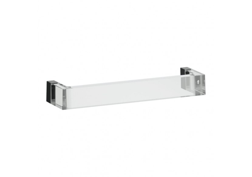 Porte-serviettes 'Rail' 300 mm plastique Kartell Transparent cristal - H3813300840001 - Laufen