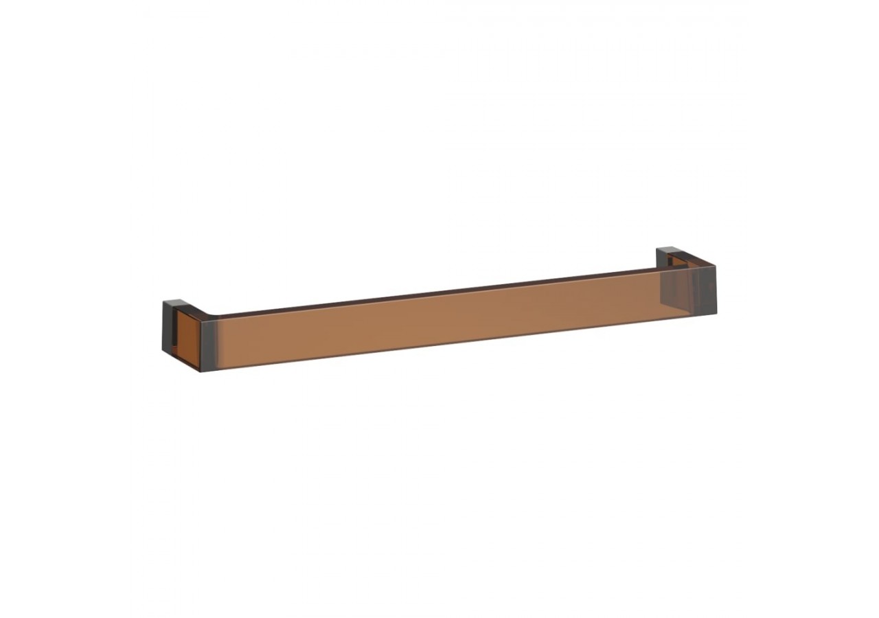 Porte-serviettes 'Rail' 450 mm plastique Kartell Ambre - H3813310810001 - Laufen