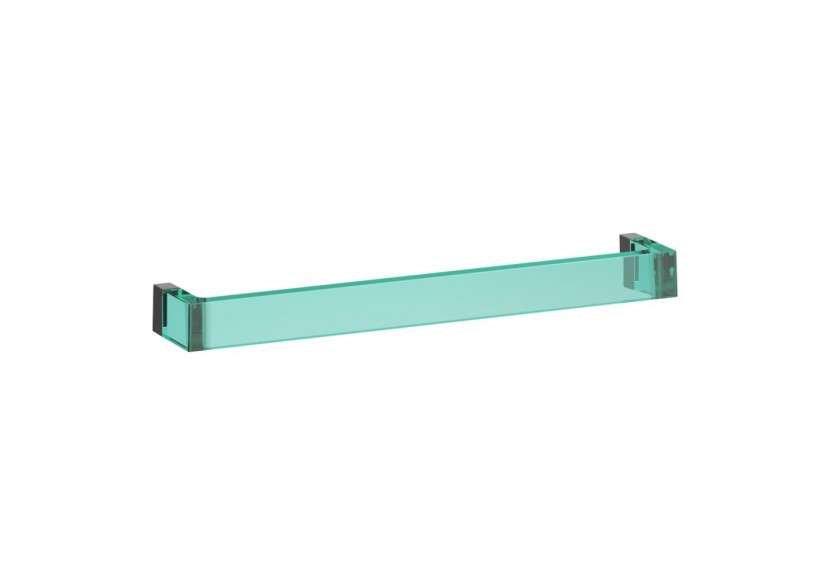 Porte-serviettes 'Rail' 450 mm plastique Kartell Vert émeraude - H3813310920001 - Laufen
