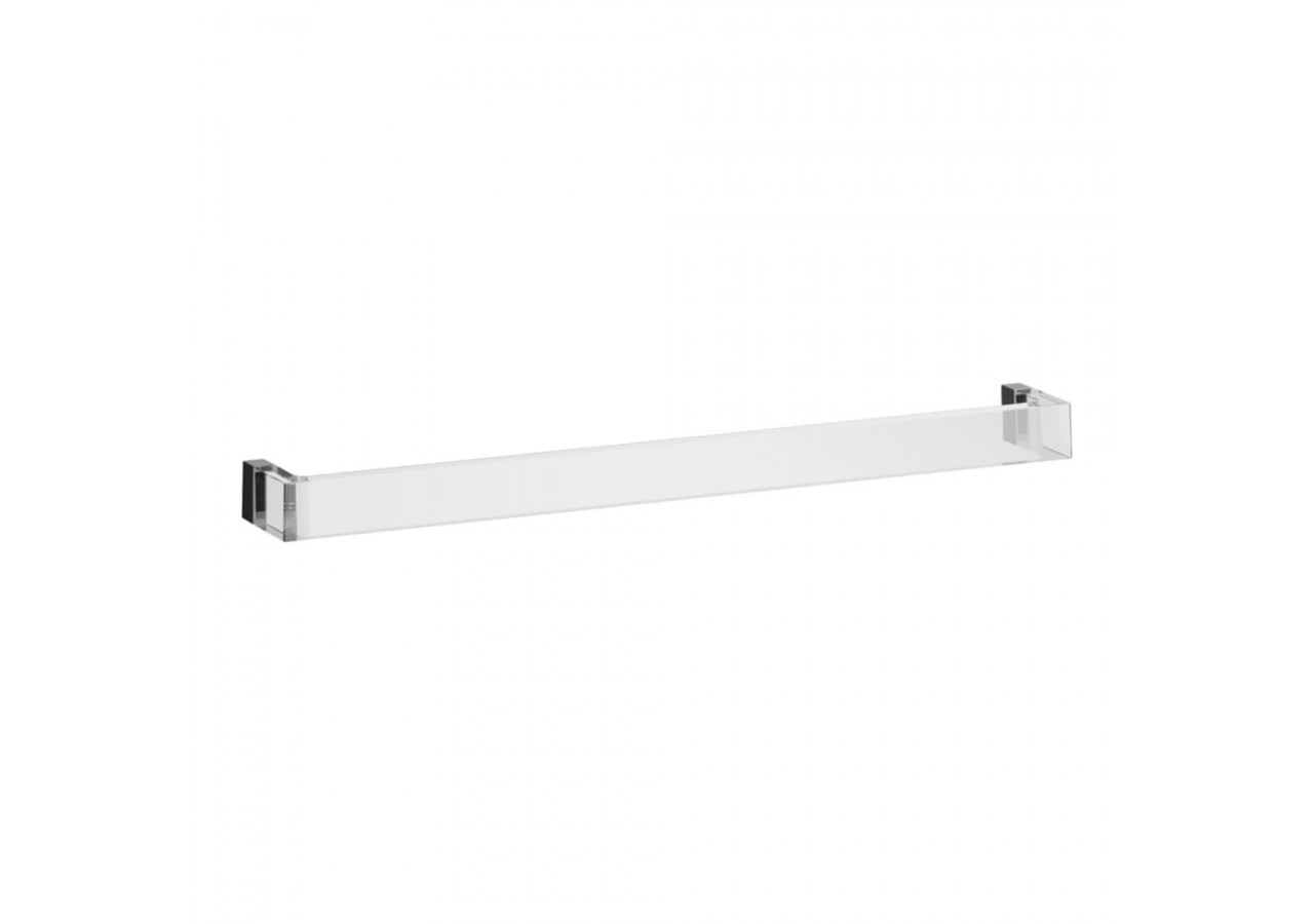 Porte-serviettes 'Rail' 600 mm plastique Kartell Transparent cristal - H3813320840001 - Laufen