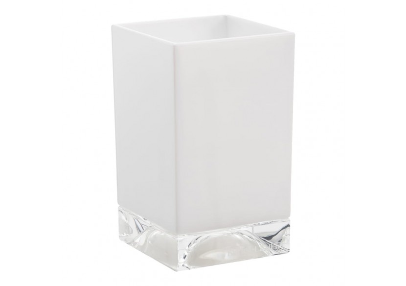 Gobelets 'Boxy' matière plastique Kartell Blanc opaque - H3823300900001 - Laufen