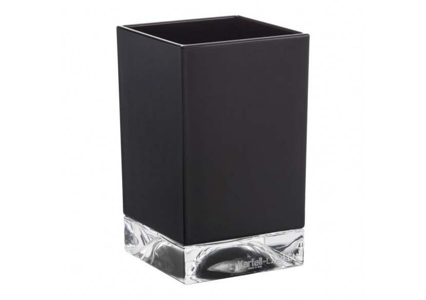Gobelets 'Boxy' matière plastique Kartell Noir opaque - H3823300910001 - Laufen