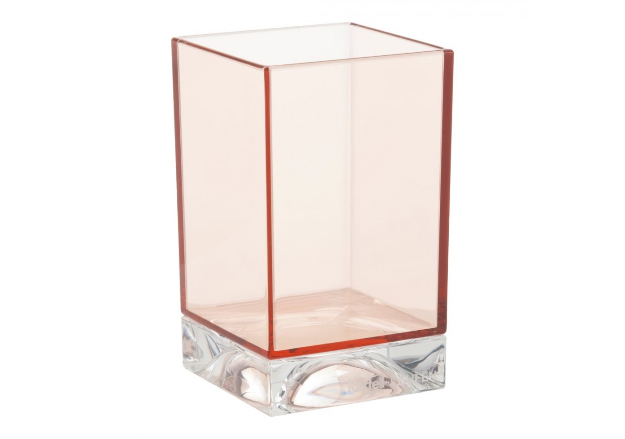 Gobelets 'Boxy' matière plastique Kartell Rose poudré - H3823300930001 - Laufen