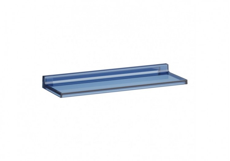 Tablette murale 'Shelfish' plastique Kartell Bleu 450 x 155 x 40 mm - H3853300830001 - Laufen