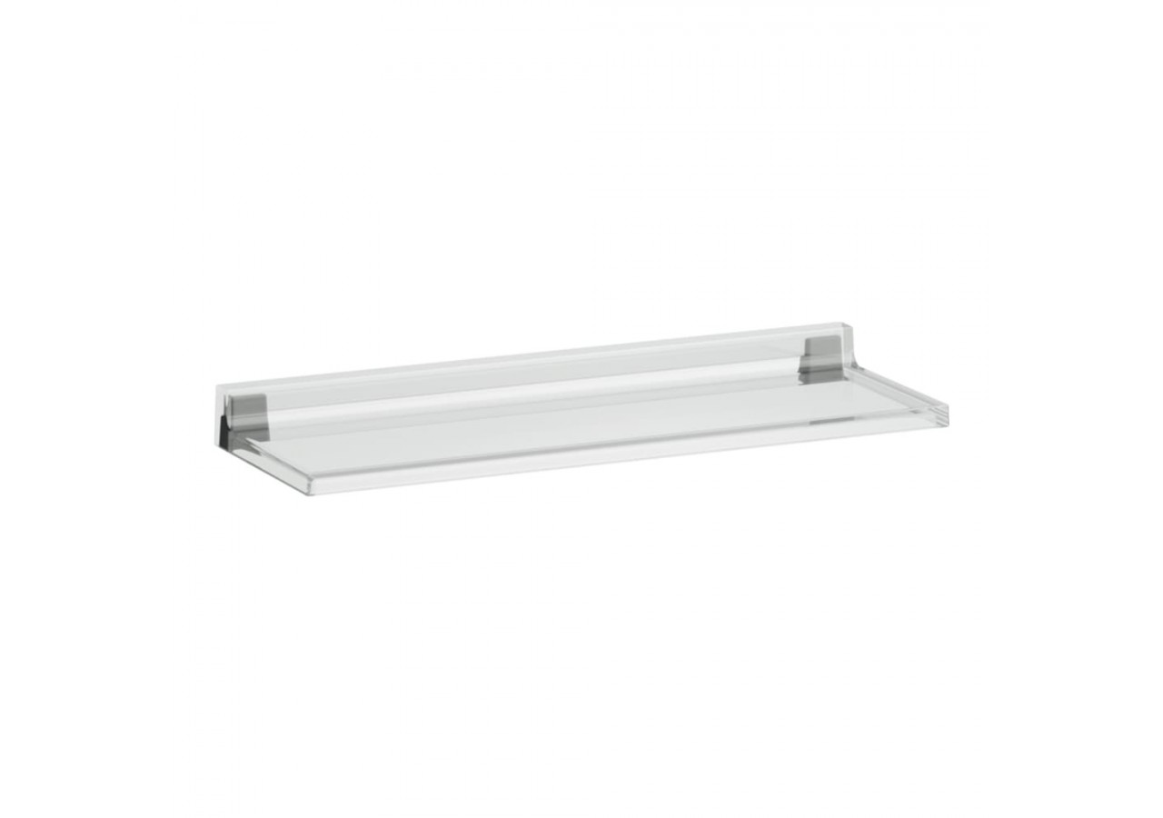 Tablette murale 'Shelfish' plastique Kartell Transparent cristal 450 x 155 x 40 mm - H3853300840001 - Laufen
