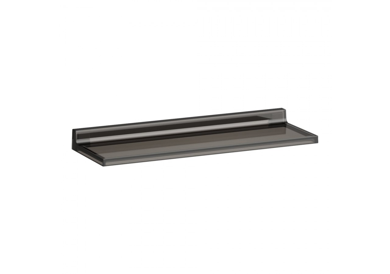 Tablette murale 'Shelfish' plastique Kartell Fumé 450 x 155 x 40 mm - H3853300850001 - Laufen