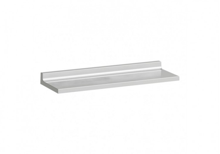 Tablette murale 'Shelfish' plastique Kartell Argent 450 x 155 x 40 mm - H3853300860001 - Laufen