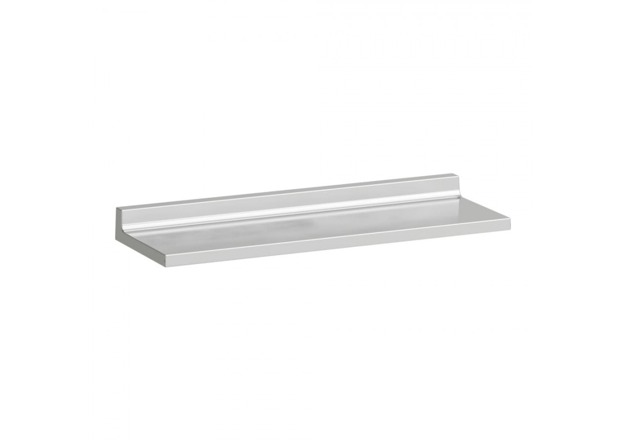 Tablette murale 'Shelfish' plastique Kartell Argent 450 x 155 x 40 mm - H3853300860001 - Laufen