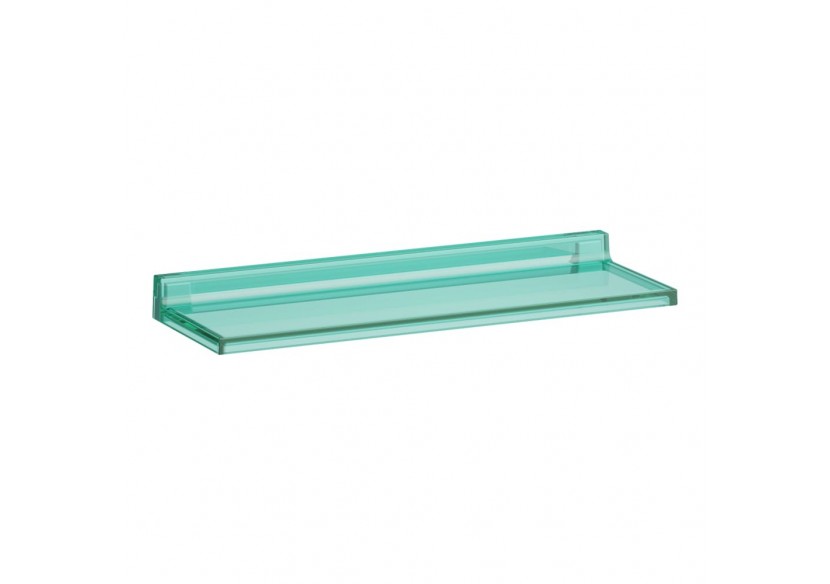 Tablette murale 'Shelfish' plastique Kartell Vert émeraude 450 x 155 x 40 mm - H3853300920001 - Laufen