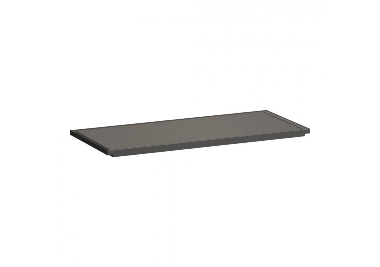 Tablette pour lavabo plastique Kartell Fumé 460 x 200 x 15 mm - H3853310850001 - Laufen