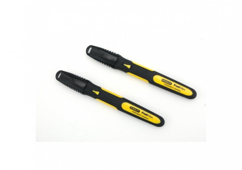MARQUEUR NOIR POINTE FINE - CARTE 2PCS - FATMAX - 0-47-312 - Stanley