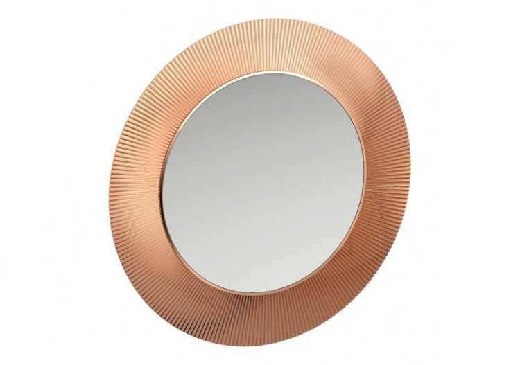 Miroir 'All saints' plastique Kartell Cuivre 780 x 40 x 780 mm - H3863310890001 - Laufen