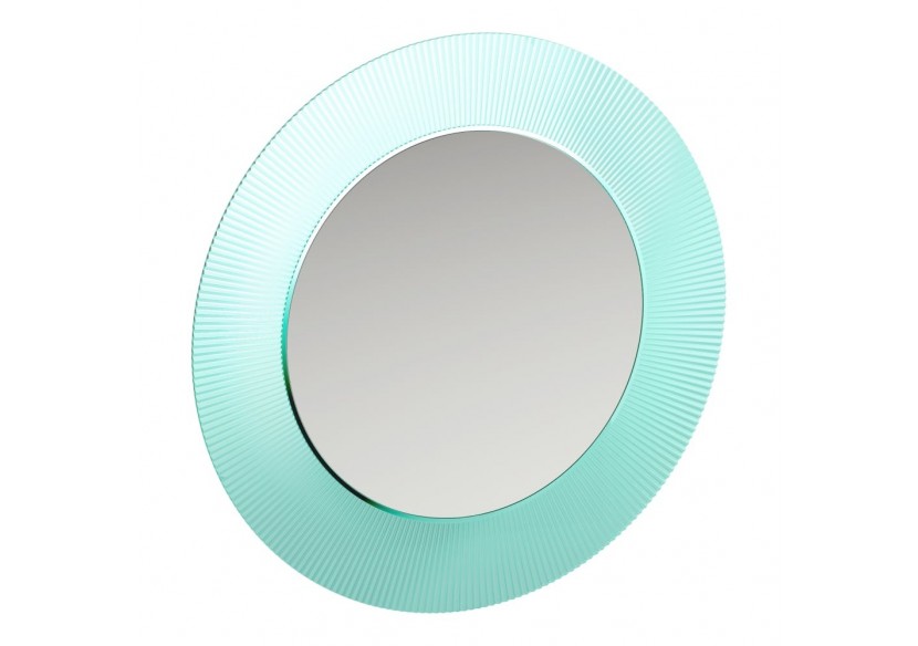 Miroir 'All saints' plastique Kartell Vert émeraude 780 x 40 x 780 mm - H3863310920001 - Laufen