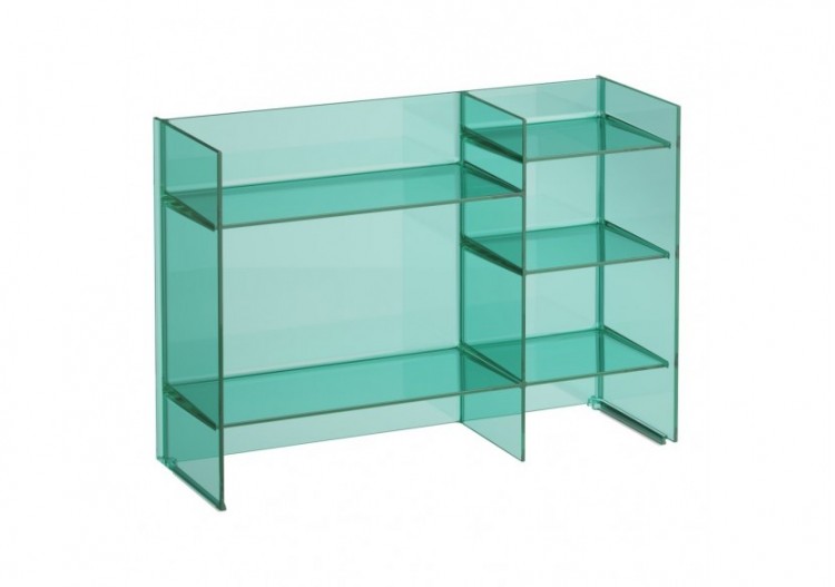 Étagère 'Sound-rack' plastique Kartell Vert émeraude 750 x 260 x 530 mm - H3893310920001 - Laufen