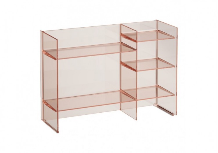 Étagère 'Sound-rack' plastique Kartell Rose poudré 750 x 260 x 530 mm - H3893310930001 - Laufen
