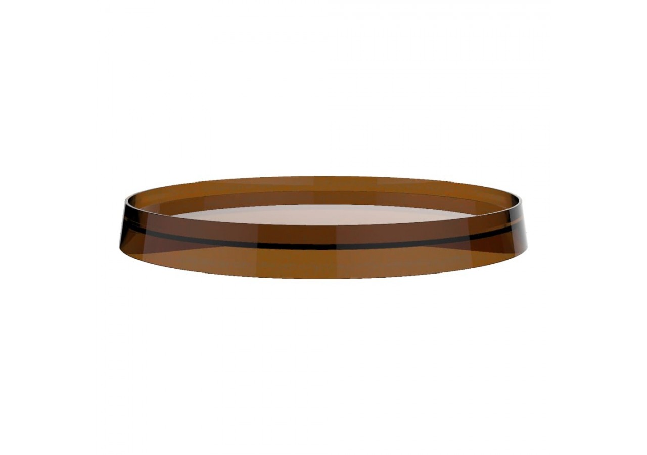 Disque plastique de couleur pour tablette ronde et porte-papier Kartell Ambre 185 x 185 x 15 mm - H3983350810011 - Laufen