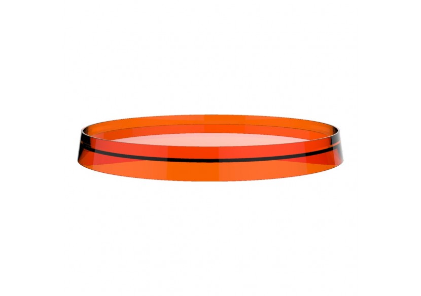 Disque plastique de couleur pour tablette ronde et porte-papier Kartell Orange tangerine - H3983350820021 - Laufen