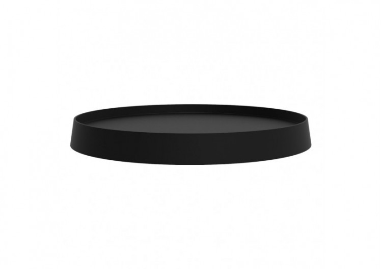 Disque plastique de couleur pour tablette ronde et porte-papier Kartell Noir opaque - H3983350910021 - Laufen