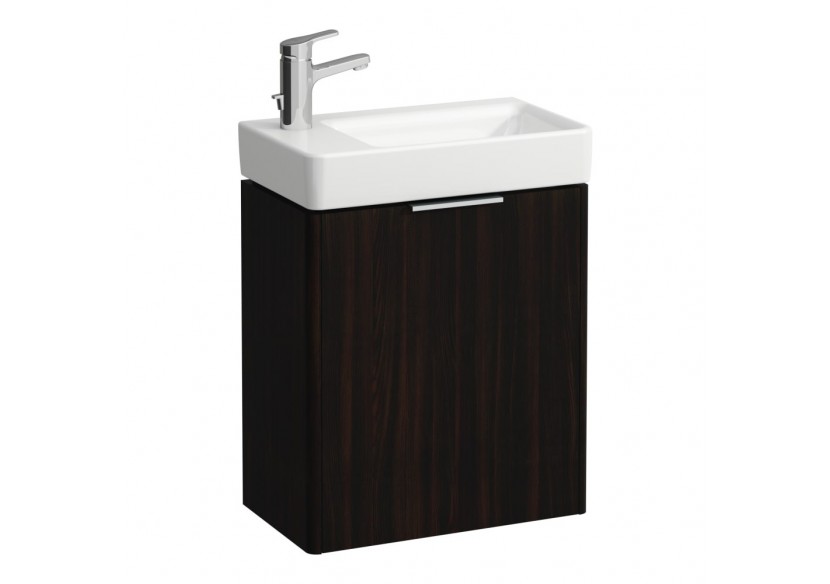 Meuble sous lavabo 1 porte Base Orme foncé 470 x 265 x 530 mm - H4021011102631 - Laufen