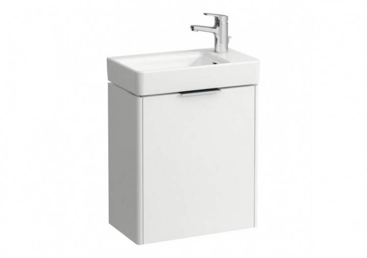 Meuble sous lavabo 1 porte Laufen pro Blanc mat 470 x 265 x 530 mm - H4021021102601 - Laufen