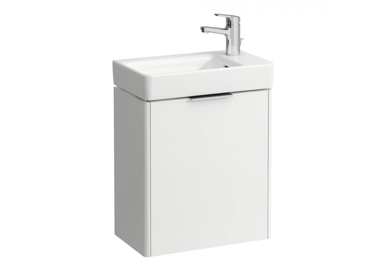 Meuble sous lavabo 1 porte Laufen pro Blanc mat 470 x 265 x 530 mm - H4021021102601 - Laufen