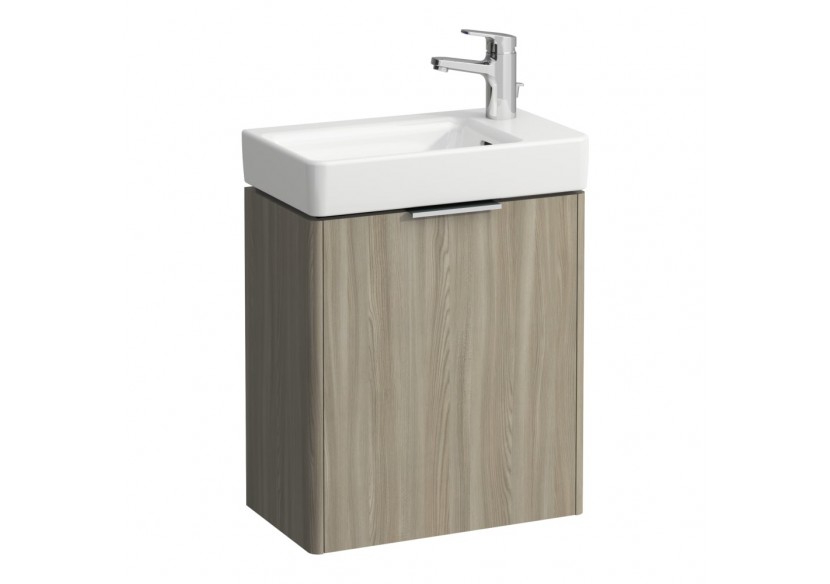 Meuble sous lavabo 1 porte Base Orme clair 470 x 265 x 530 mm - H4021021102621 - Laufen