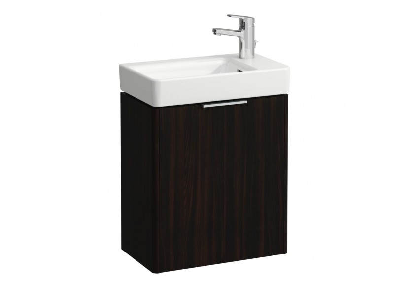 Meuble sous lavabo 1 porte Base Orme foncé 470 x 265 x 530 mm - H4021021102631 - Laufen