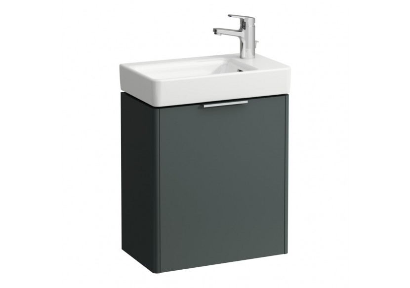 Meuble sous lavabo 1 porte Base Gris signalisation 470 x 265 x 530 mm - H4021021102661 - Laufen