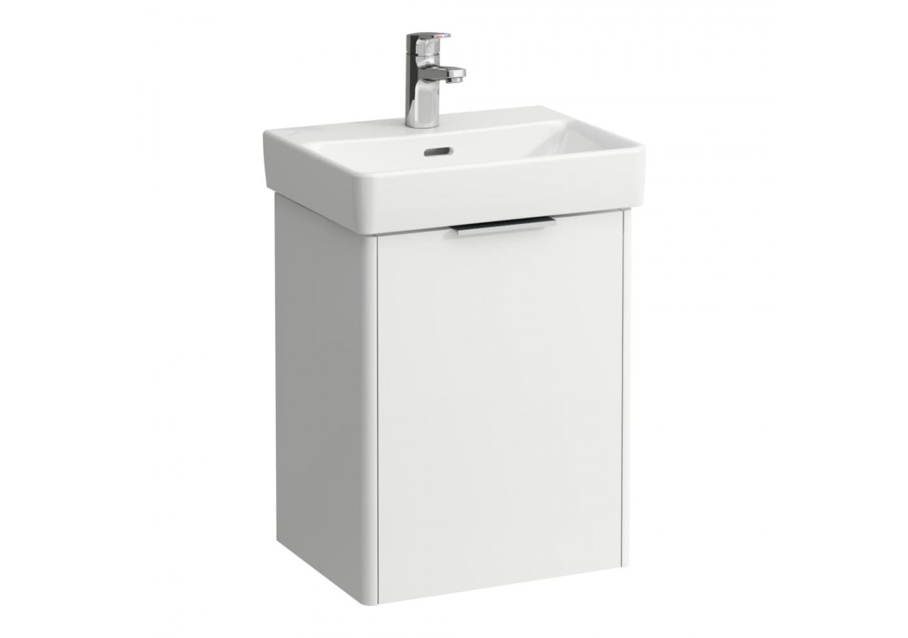 Meuble sous lavabo 1 porte Base Blanc mat 415 x 320 x 530 mm - H4021111102601 - Laufen