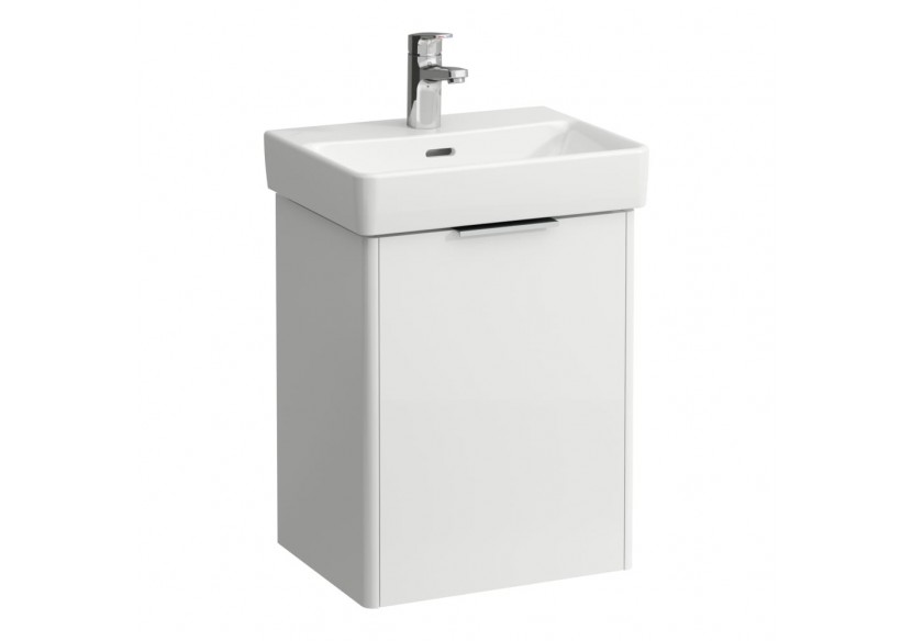 Meuble sous lavabo 1 porte Base Blanc brillant 415 x 320 x 530 mm - H4021111102611 - Laufen