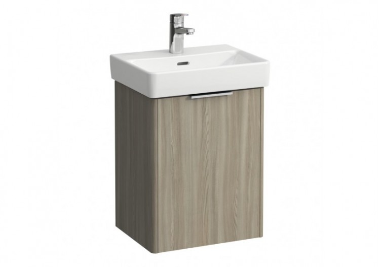 Meuble sous lavabo 1 porte Base Orme clair 415 x 320 x 530 mm - H4021121102621 - Laufen