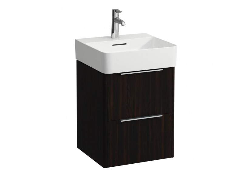 Meuble sous lavabo 2 tiroirs Base Orme foncé 435 x 390 x 530 mm - H4021321102631 - Laufen