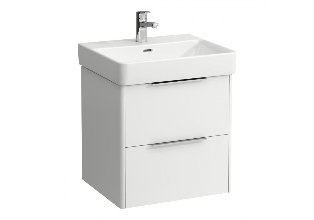 Meuble sous lavabo 2 tiroirs Base Blanc mat 520 x 440 x 530 mm - H4021721102601 - Laufen