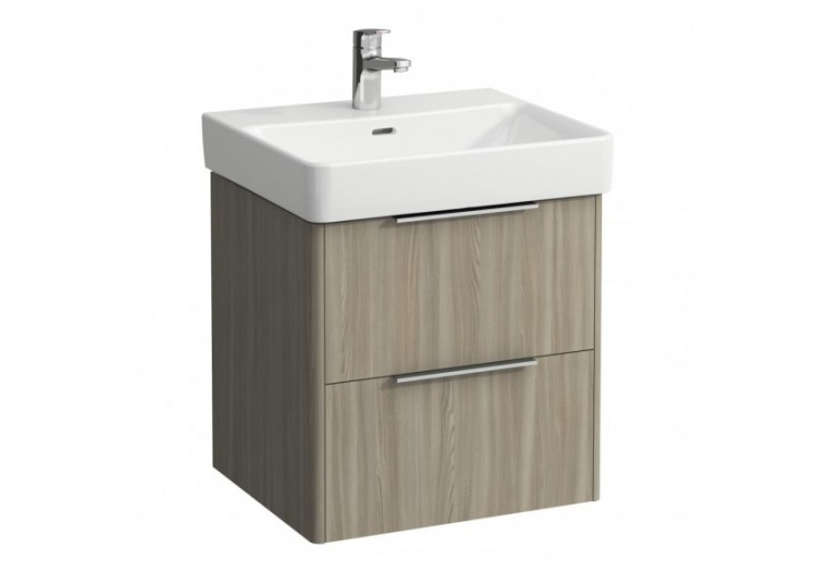 Meuble sous lavabo 2 tiroirs Laufen pro Orme clair 520 x 440 x 530 mm - H4021721102621 - Laufen