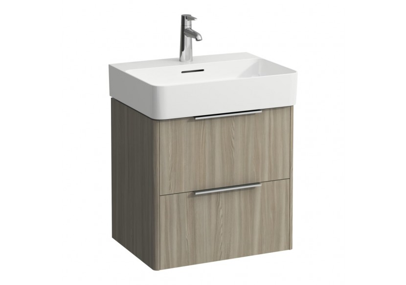 Meuble sous lavabo 2 tiroirs Base Orme clair 530 x 390 x 530 mm - H4021921102621 - Laufen