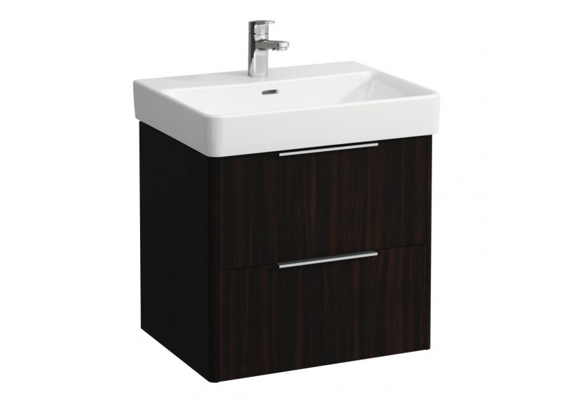 Meuble sous lavabo 2 tiroirs Base Orme foncé 570 x 440 x 530 mm - H4022321102631 - Laufen