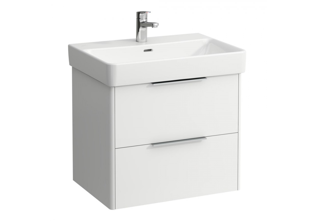 Meuble sous lavabo 2 tiroirs Base Blanc mat 615 x 440 x 530 mm - H4022921102601 - Laufen