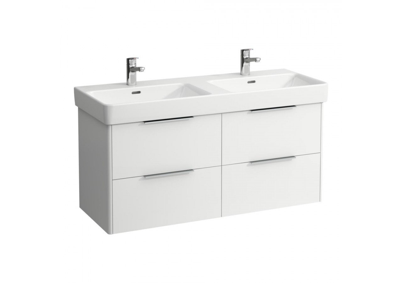 Meuble sous lavabo 4 tiroirs Base Blanc mat 1160 x 440 x 530 mm - H4024941102601 - Laufen