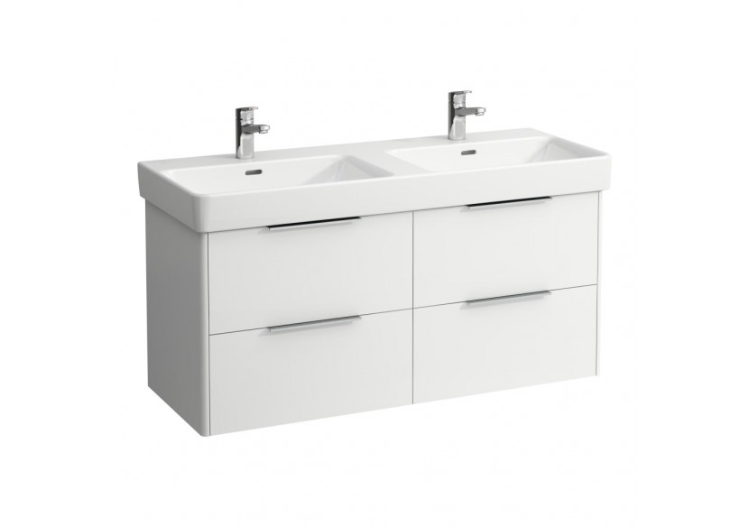 Meuble sous lavabo 4 tiroirs Base Blanc mat 1160 x 440 x 530 mm - H4024941102601 - Laufen