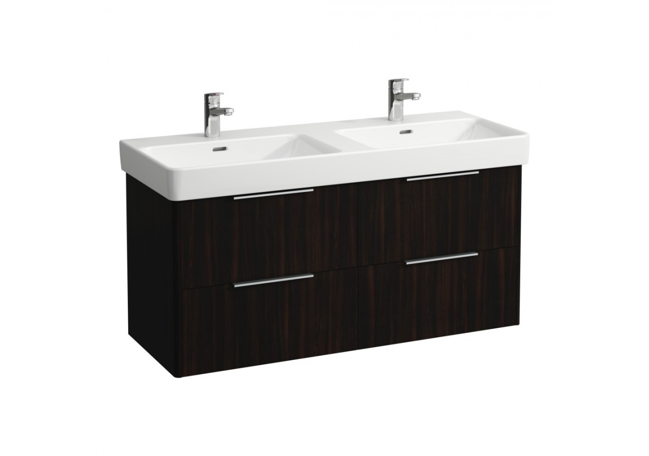 Meuble sous lavabo 4 tiroirs Base Orme foncé 1160 x 440 x 530 mm - H4024941102631 - Laufen