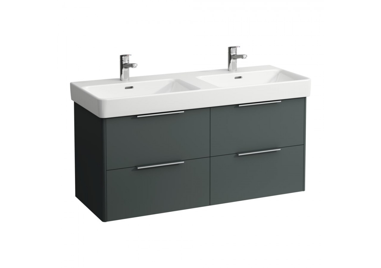 Meuble sous lavabo 4 tiroirs Base Gris signalisation 1160 x 440 x 530 mm - H4024941102661 - Laufen