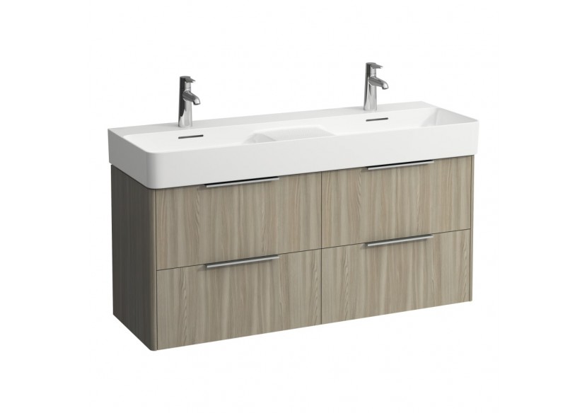 Meuble sous lavabo 4 tiroirs Base Orme clair 1180 x 390 x 530 mm - H4025341102621 - Laufen