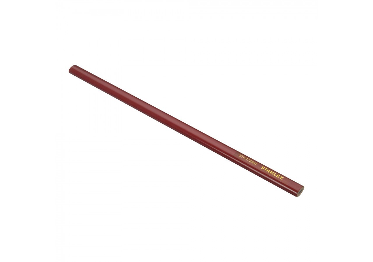 CRAYON DE CHARPENTIER 30CM - CORPS ROUGE - STHT1-72997 - Stanley