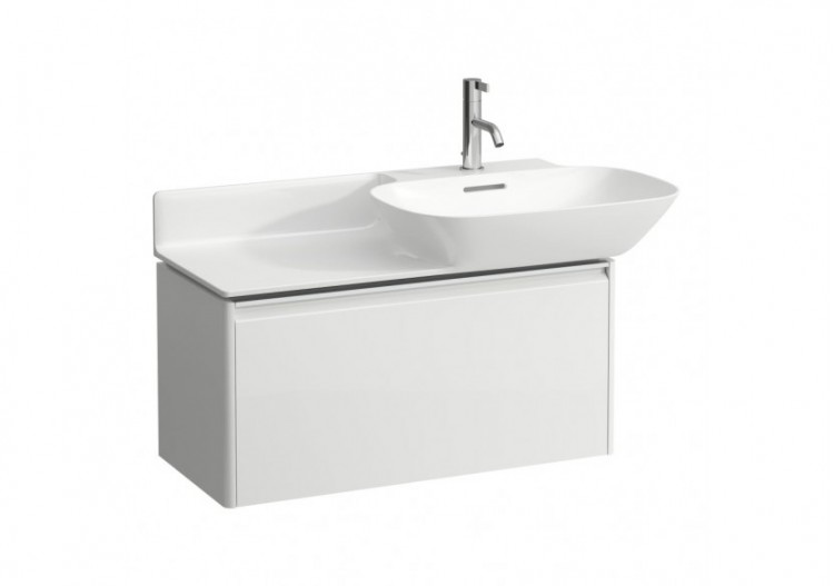 Meuble 1 tiroir Base Blanc brillant 770 x 350 x 360 mm - H4030011102611 - Laufen