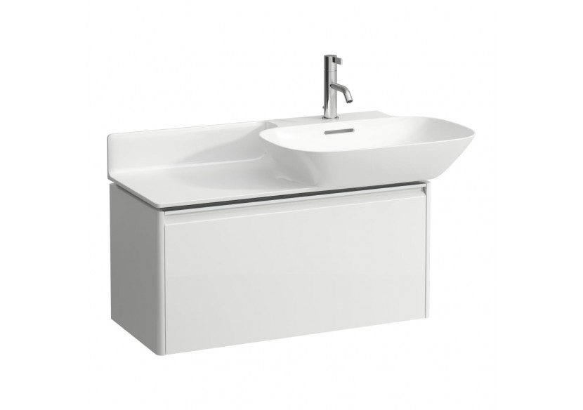 Meuble 1 tiroir Base Blanc brillant 770 x 350 x 360 mm - H4030011102611 - Laufen