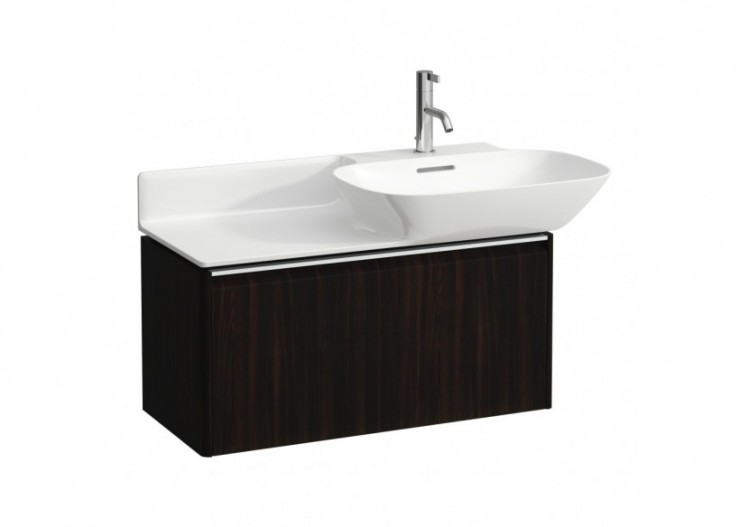 Meuble 1 tiroir Base Orme foncé 770 x 350 x 360 mm - H4030011102631 - Laufen