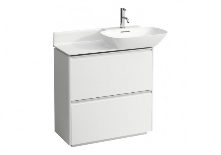 Meuble 2 tiroirs Base Blanc mat 770 x 350 x 770 mm - H4030021102601 - Laufen