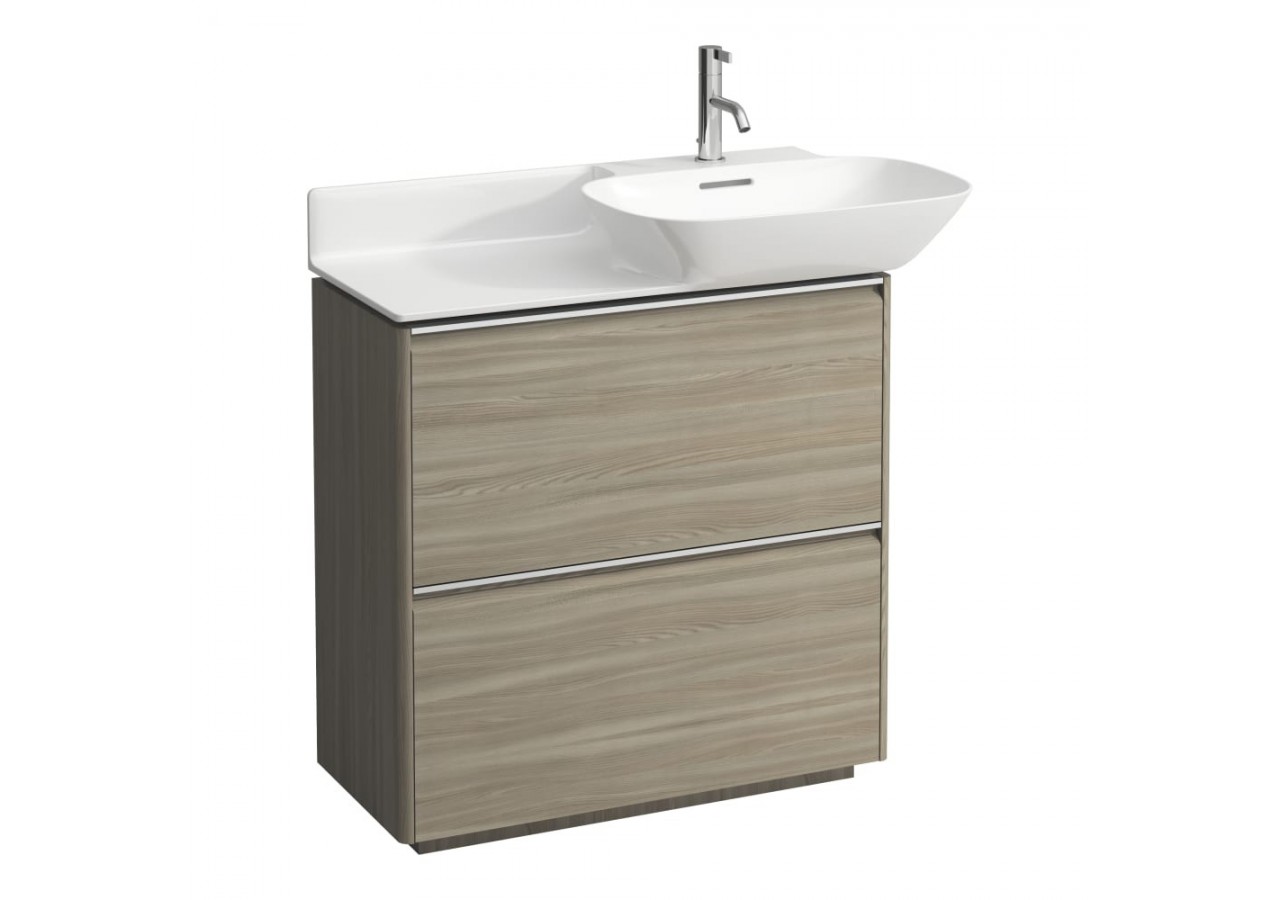 Meuble 2 tiroirs Base Orme clair 770 x 350 x 770 mm - H4030021102621 - Laufen