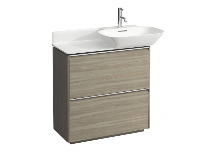 Meuble 2 tiroirs Base Orme clair 770 x 350 x 770 mm - H4030021102621 - Laufen